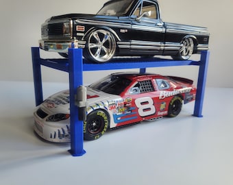 4 Post Lift For 1/24 Scale Garage Mini Display RC Double Stack Car Storage