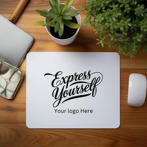 Custom Mousepad With your Logo For office, desk, Work Personalized Mousepad
