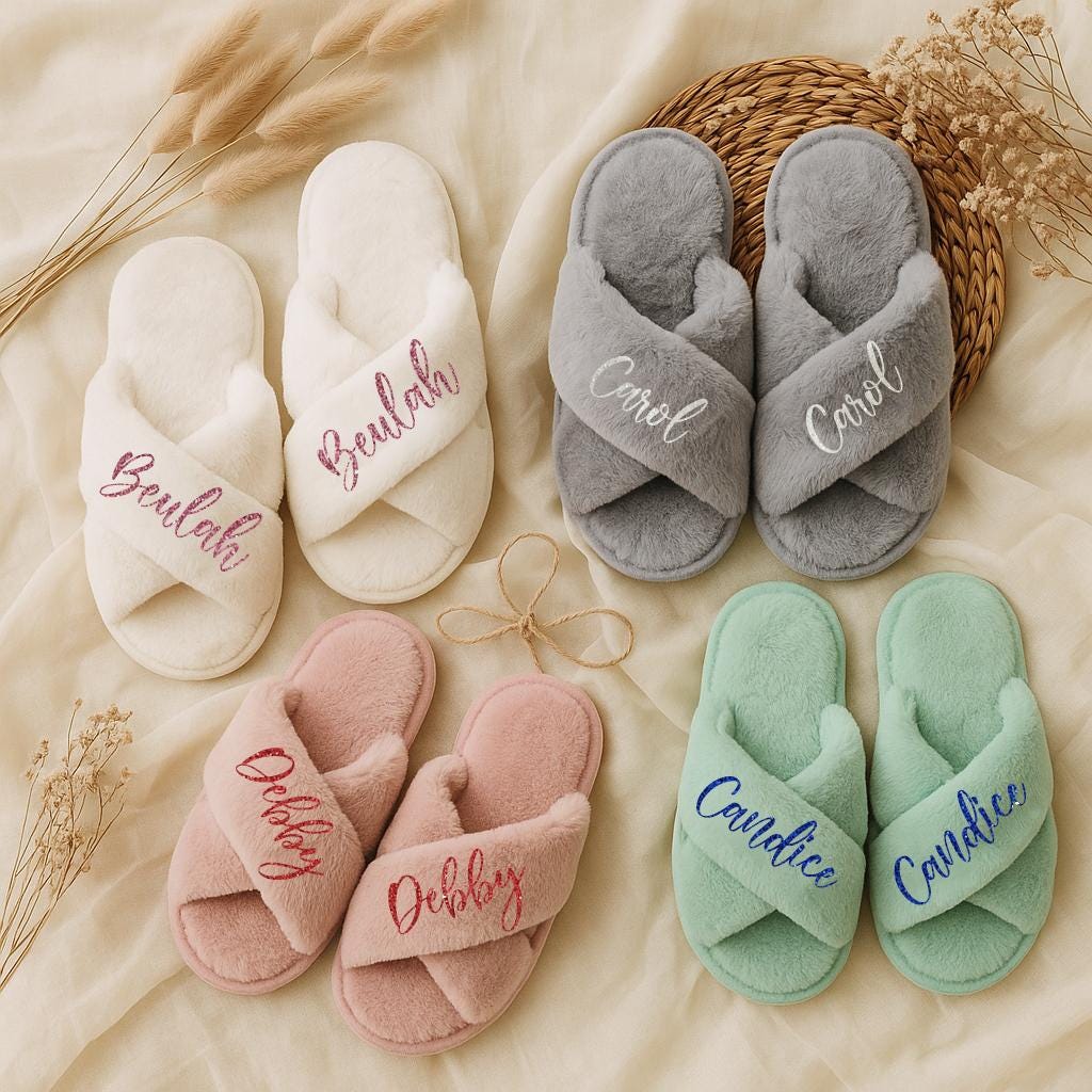 Custom Fur Slippers - Main Image