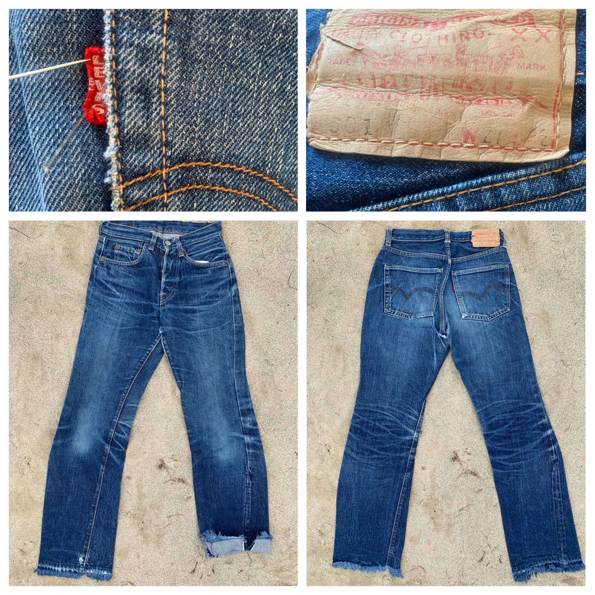 Rare Vintage Levi's 501 Big E Jeans - Late 60s/early 70s Rare Vintage Levi's 501 Big E Jeans - Late 60s/early 70s