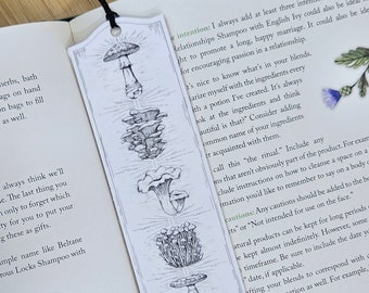 Mushroom Bookmark | Cute Bookmark | Book Lovers | Handmade | Reading Accessories | Laminated Bookmark | Waterproof