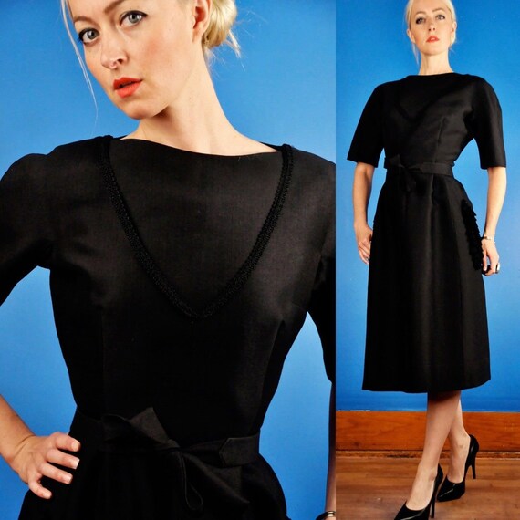 TASSEL POCKETS! Exceptional Vintage 1950s Harvey B