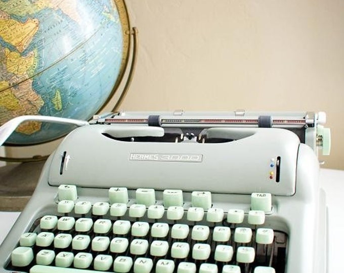 CURSIVE Font 1950s Hermes 3000 Script Typewriter Etsy