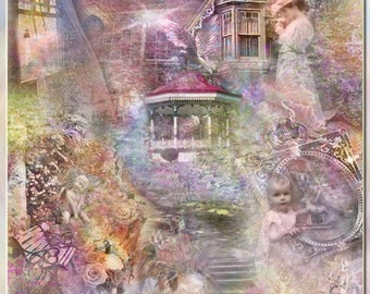 Cape May Victorian, NJ COLLAGE ARTÍSTICO