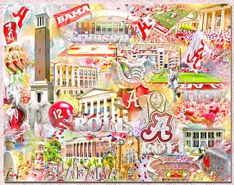 University of Alabama, Artystyczny Kolaż