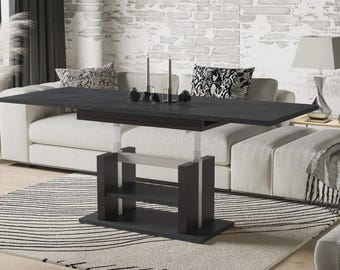 Buy Coffee Table DIOR 110-170 Cm Oak/mdf Extendable and Height