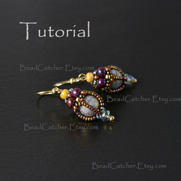 TUTORIAL for Beadwoven Victorian Bead