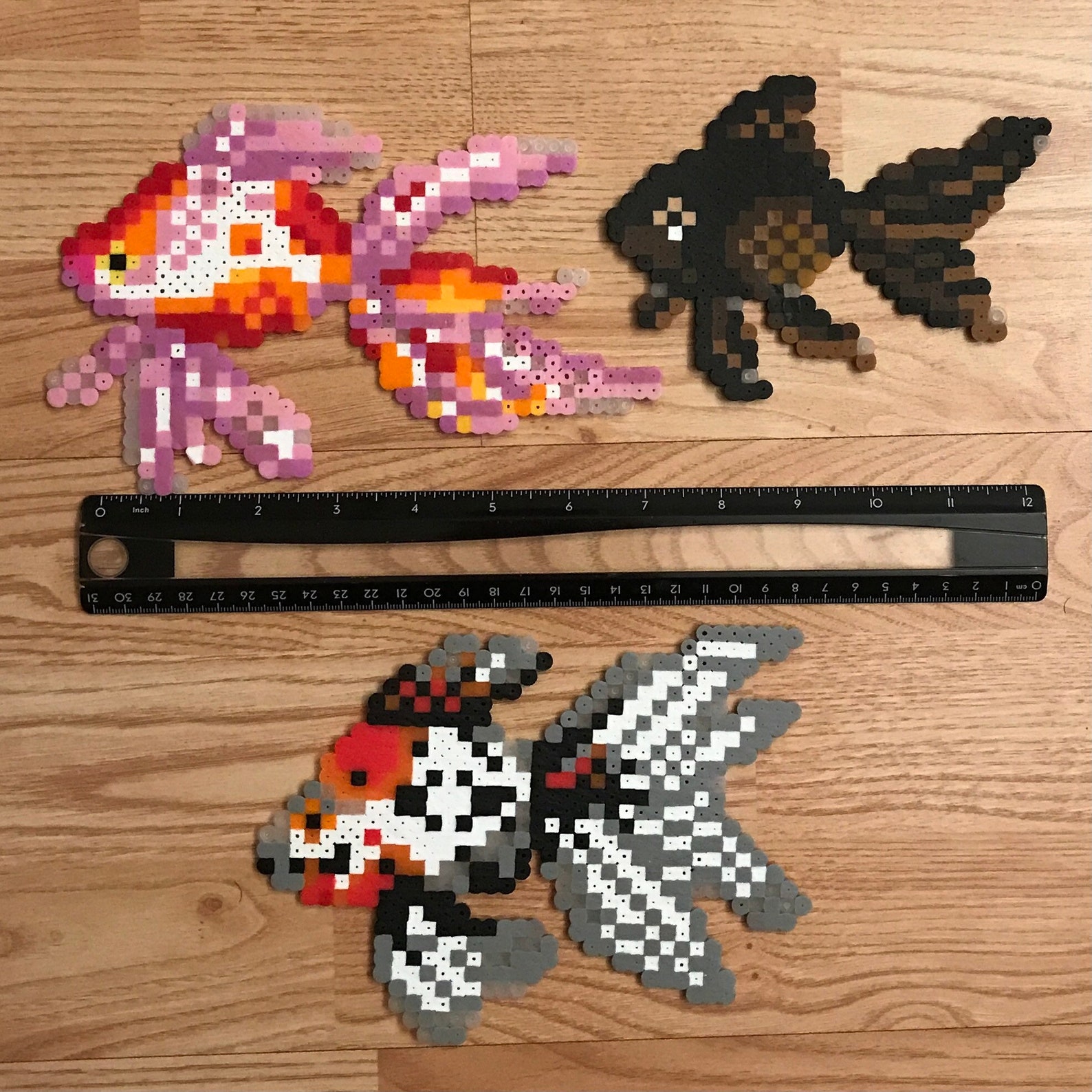 Perler Bead Goldfish Etsy