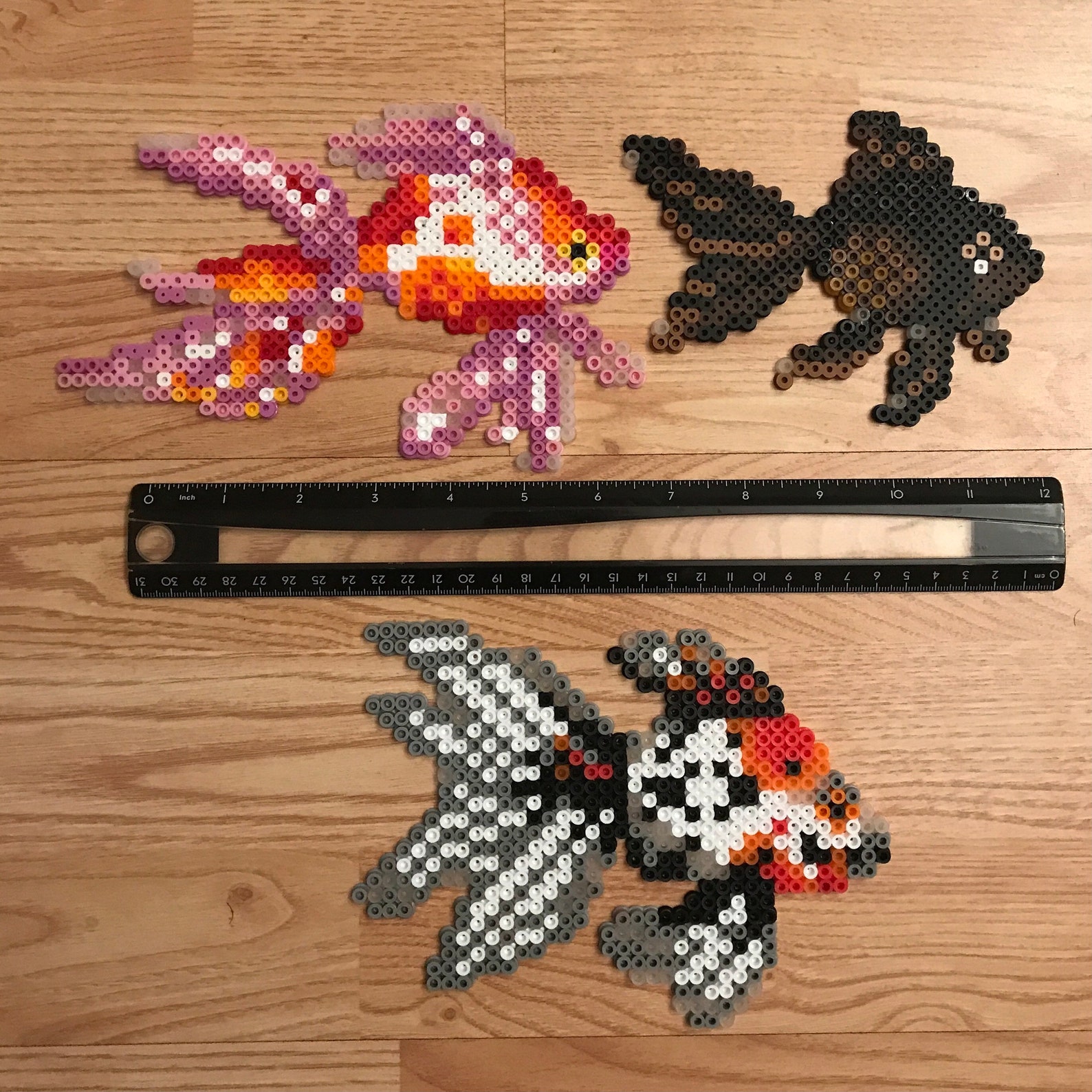 Perler Bead Goldfish Etsy