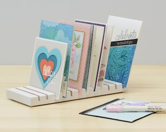 Multi Level Greeting Card Display Shelf