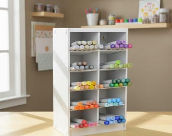 Large Marker Organizer: Handcrafted Copic/Ohuhu Pen Holder