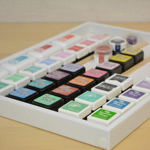 Mini Ink Cube Tray, Ink Cube Holder, Craft Organizer,Gift For Crafter