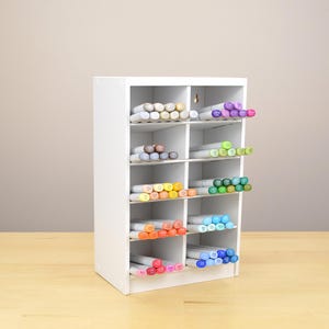 Large Marker Organizer, Pen Holder for Copic, Desk Organizer, Craft Storage, Gift for Artist, Large Marker