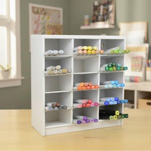 Handcrafted Pro Marker Organizer: Copic, Ohuhu, Desktop Craft Storage
