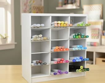 Handcrafted Pro Marker Organizer: Copic, Ohuhu, Desktop Craft Storage