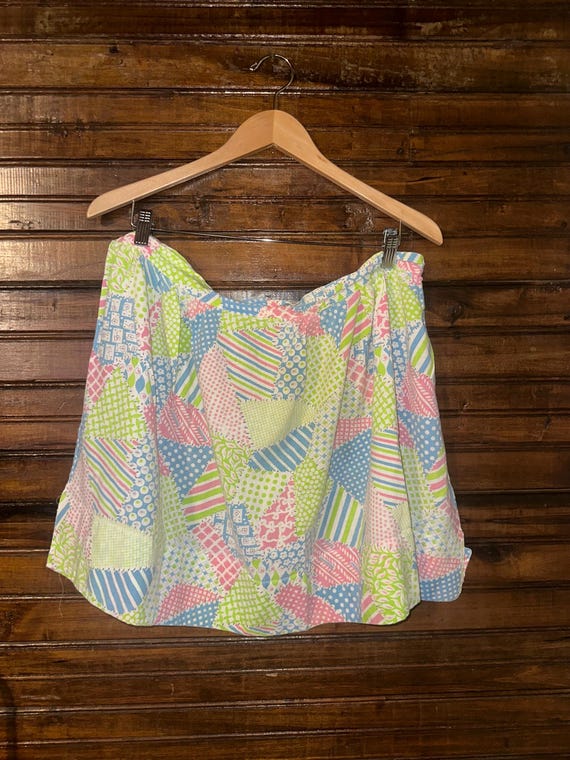 VTG patchwork half apron — plus size friendly - image 5