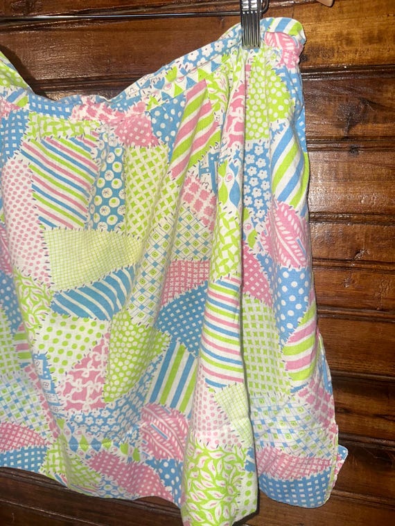 VTG patchwork half apron — plus size friendly - image 4