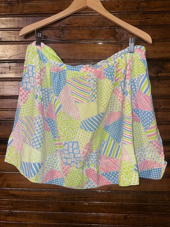VTG patchwork half apron — plus size friendly - image 2