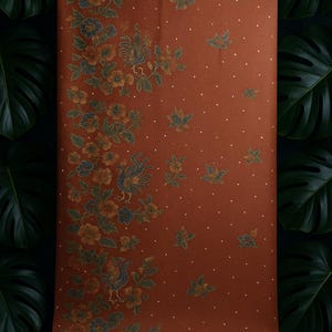 Batik Tulis | traditioneller indonesischer Stoff | in klassischer Vintage-Qualität aus Baumwolle | java-Batik | komplett handgezogen|malen von Hand verkanten