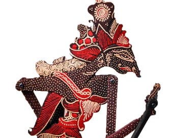 Títere wayang hecho en indonesia \títere de sombra