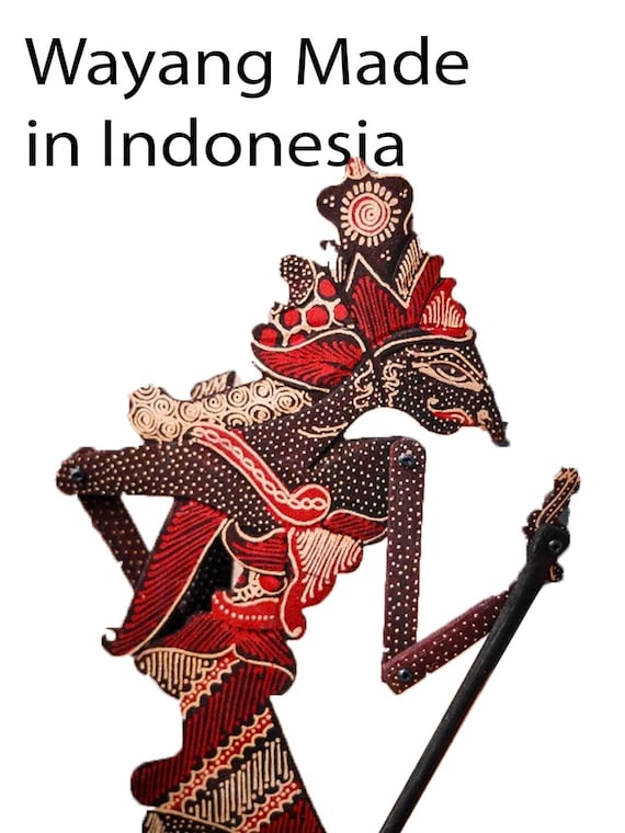 インドネシア製のワヤン人形「影絵人形」 - Etsy 日本