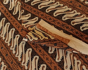 Batik sogan parang vintage met combinatie handgetekende\ traditioneel Javaans\ java\ indonesisch