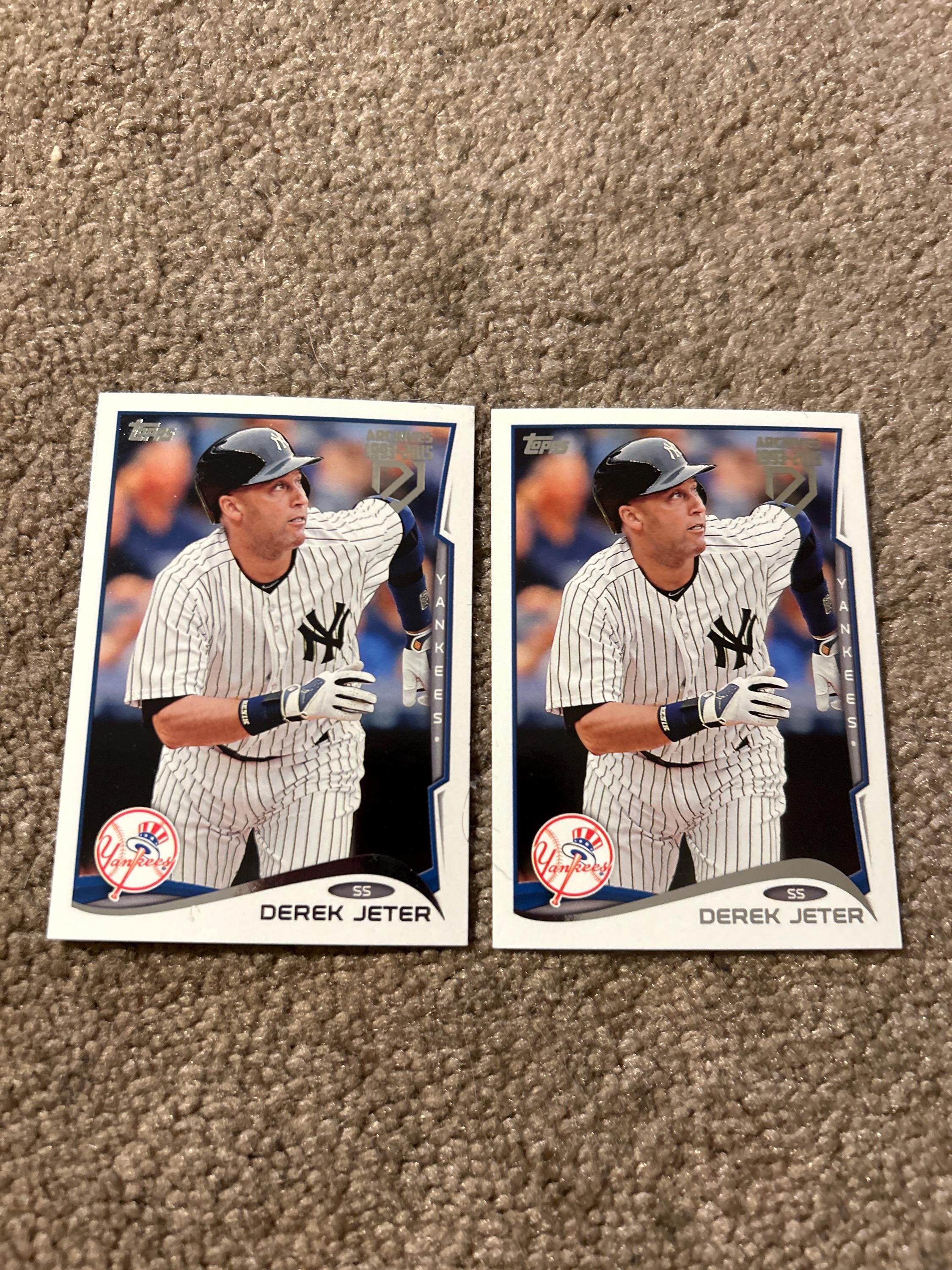 デレク・ジーター 2枚セット Topps 50枚セット ニューヨーク