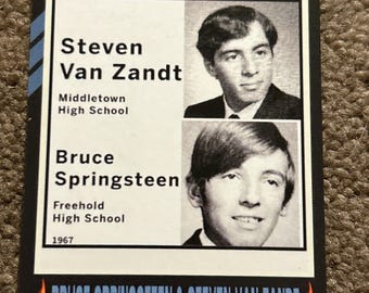 Bruce Springsteen and Little  Steven Short Print 50 Custom Card