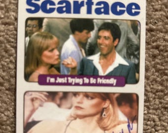 Scarface  Short Print 50 Custom Card  Tony Making A Move On Elvira
