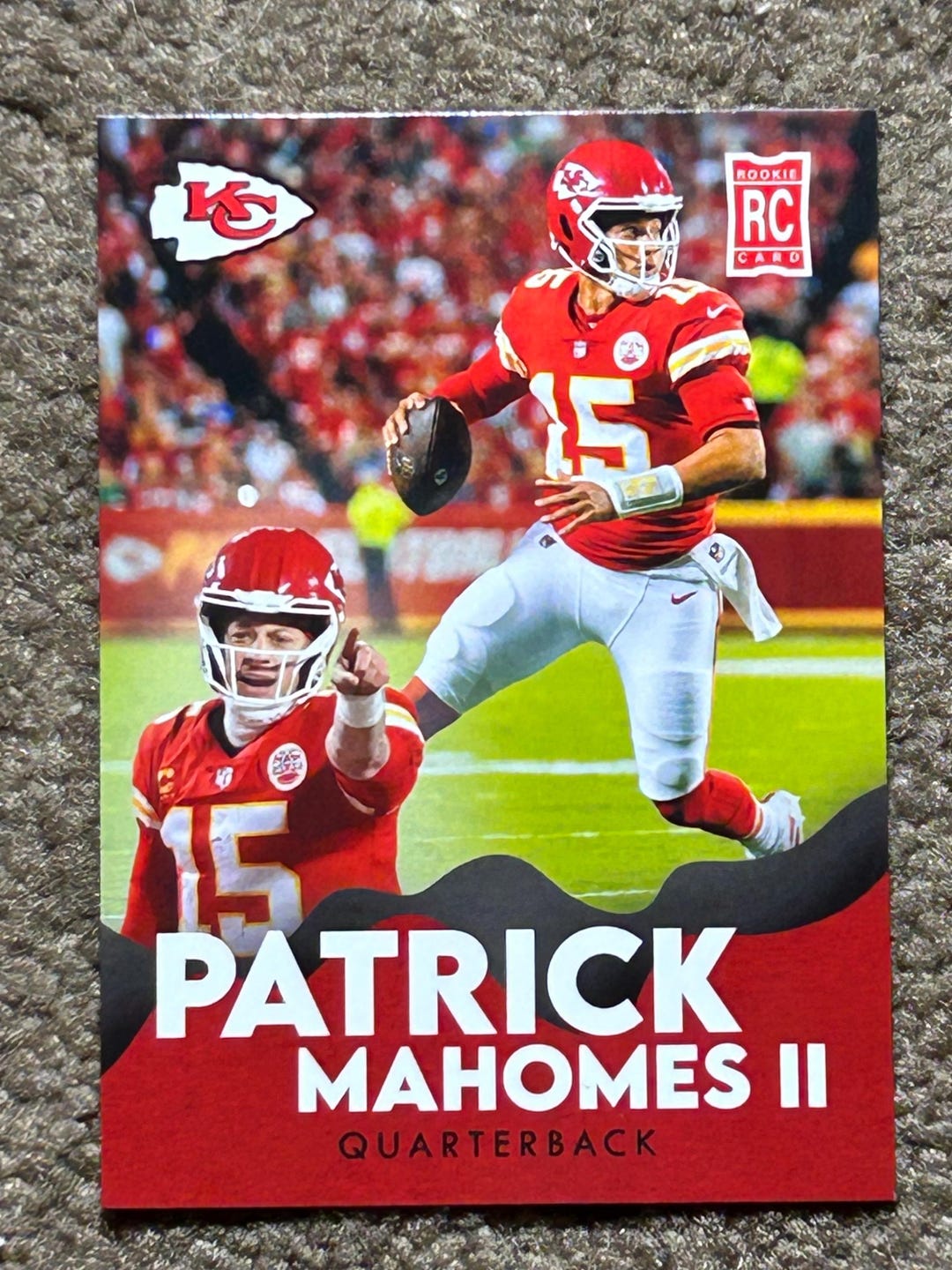 Mahomes Rookie Patrick Mahomes 50 Card Custom 2017 Rookie Card Lot Kansas City Chiefs ...