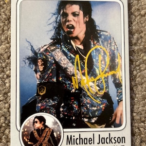 Michael jackson autograph - Etsy 日本