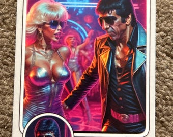 Scarface  Short Print 50 Custom Card  Tony and Elvira