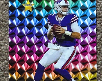 Josh Allen 50 Cards 2018 Custom Prism Rookie Card Lot Buffalo Bills