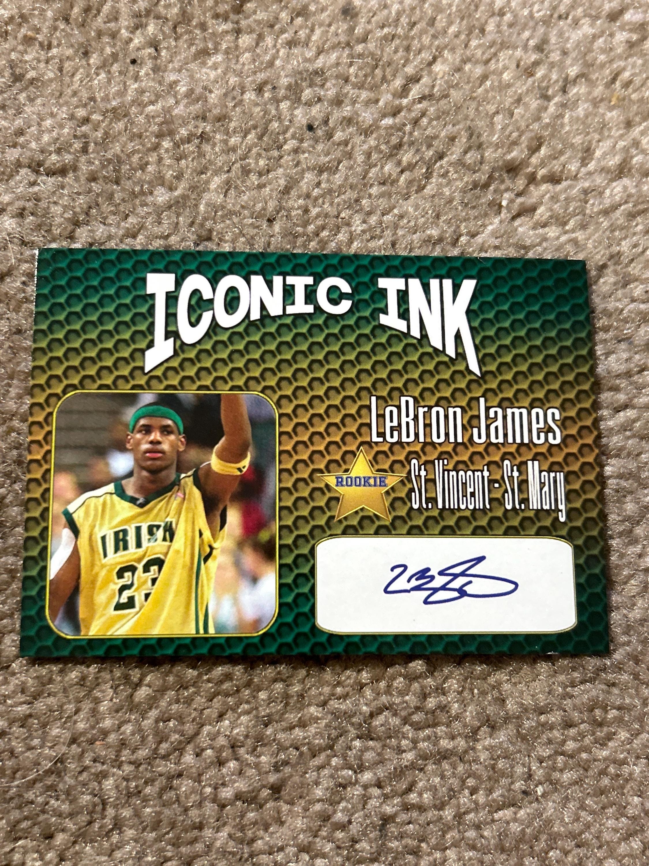 Lebron James Iconic Ink Two Card Rookie Lot - Etsy