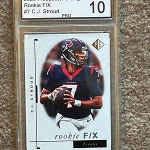 CJ Stroud, Pro Gem Mint 10 2023, Prospectors Edge f/x Rookie