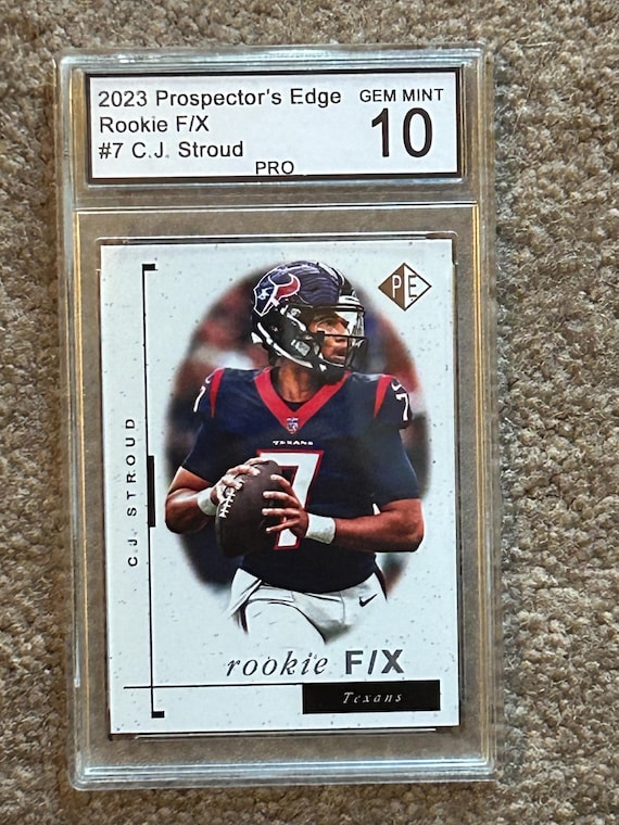 cj stroud graded rookie card Amazon.com : iSYFIX Credit Card Sticker Signs Stickers - 4 Pack 7-x 6- Inch main image 1