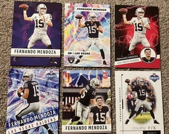 Fernando Mendoza Custom 2026 Rookie Six Card Lot