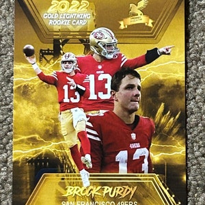 Brock Purdy 50  Cards  2022 Custom Gold  rookie lot San Francisco 49ers