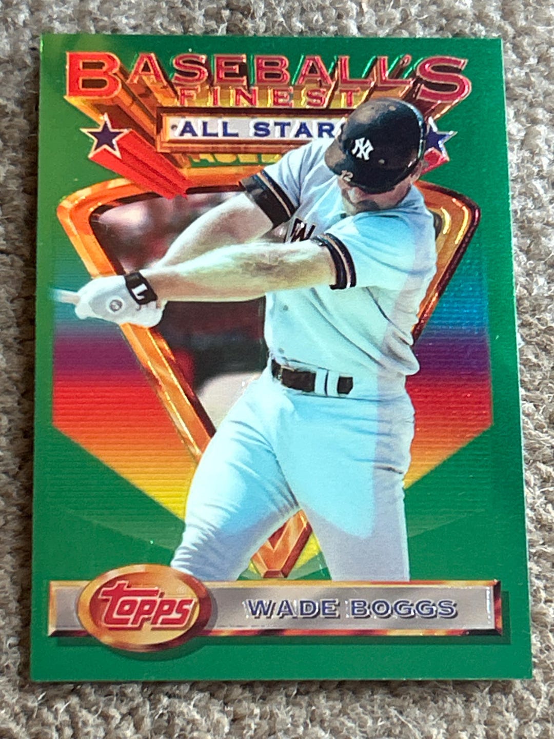 0 ウェイド・ボッグス 直筆サインカード TOPPS FIVE STAR Topps Gilded 