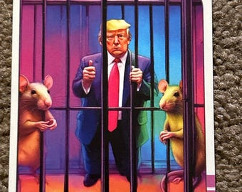 Donald Trump Short Print 50 Let Me Out Custom Card