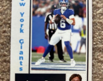 Jaxson Dart Short Print 50 Custom Rookie Card New York Giants