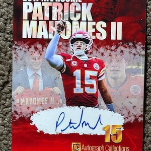 Patrick Mahomes 8 Card Custom 2017 Rookie Card Faksimile Autogramm Lot der Kansas City Chiefs