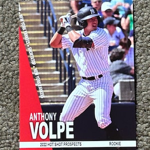 Anthony Volpe Lot personnalisé de 50 cartes Espoirs 2022 Hot Shot Rookie Yankees de New York