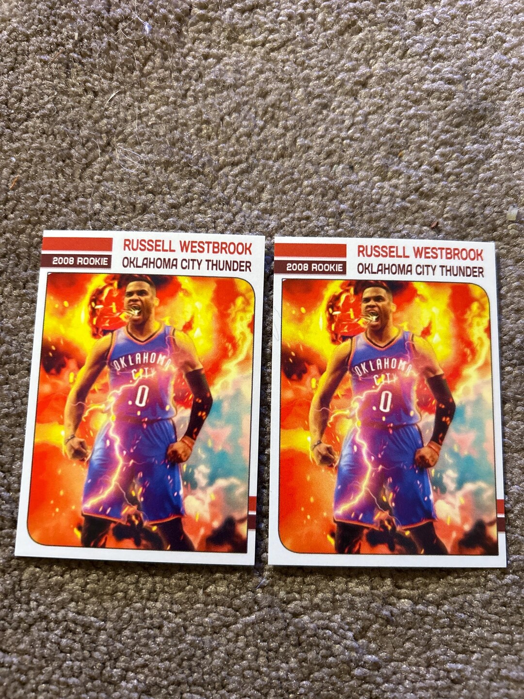 Russell Westbrook 2009 Oklahoma City Custom Rookie Two Card Lot - Etsy