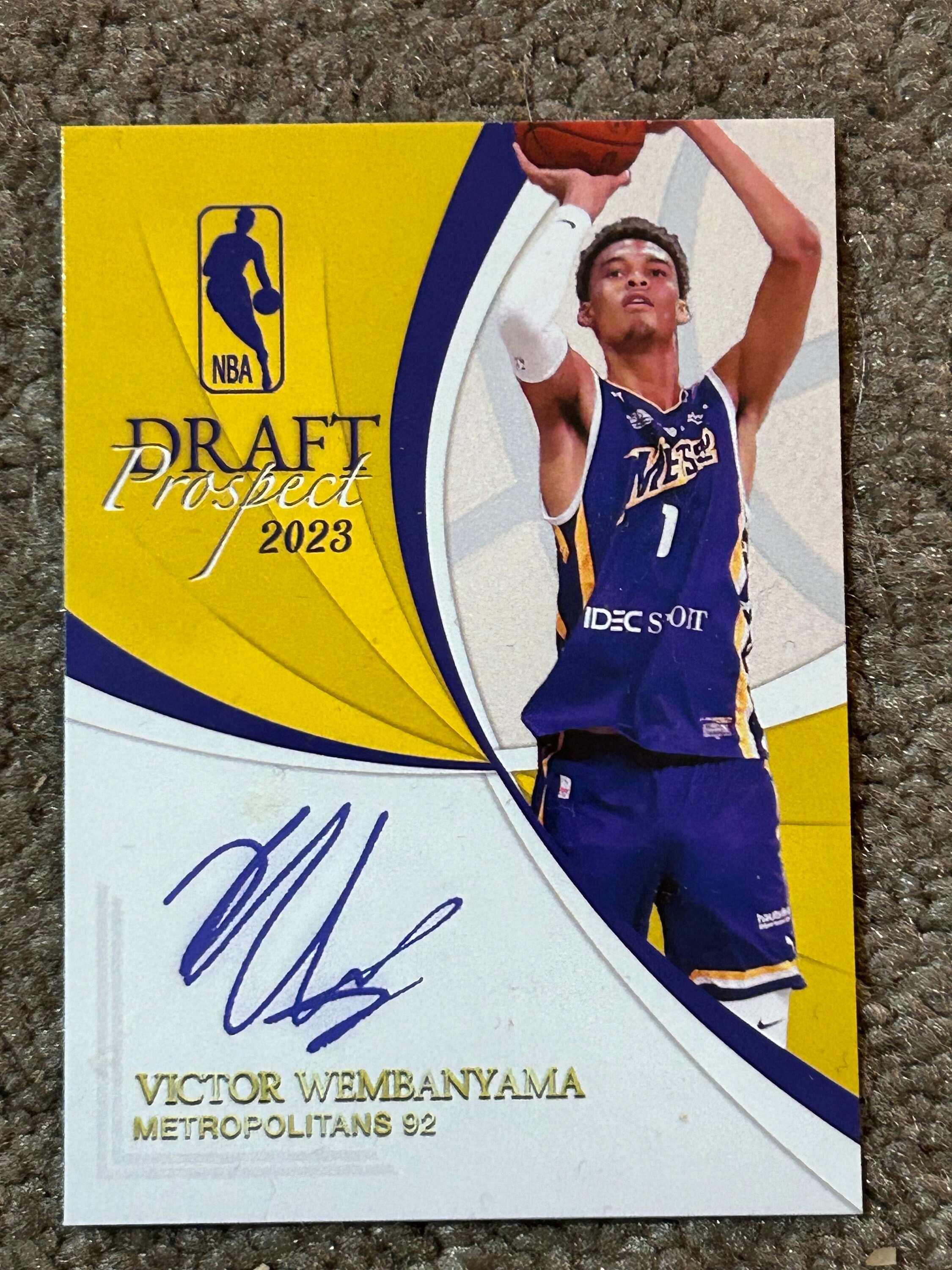 Victor wembanyama autograph card - Etsy 日本