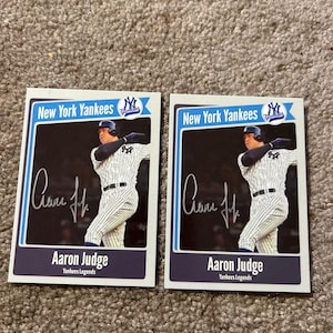 Aaron judge signed card - Etsy 日本