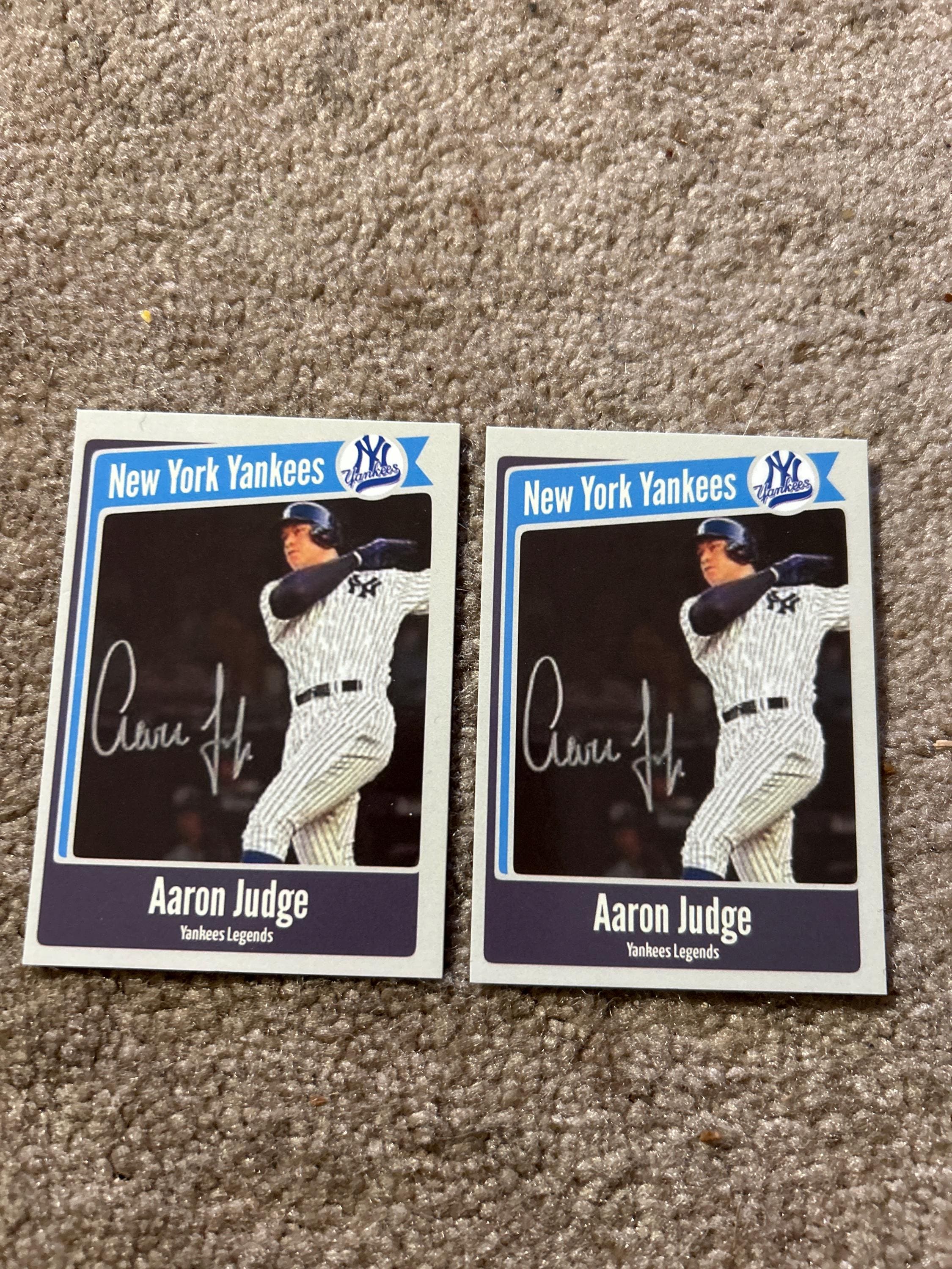 Aaron judge signed card - Etsy 日本