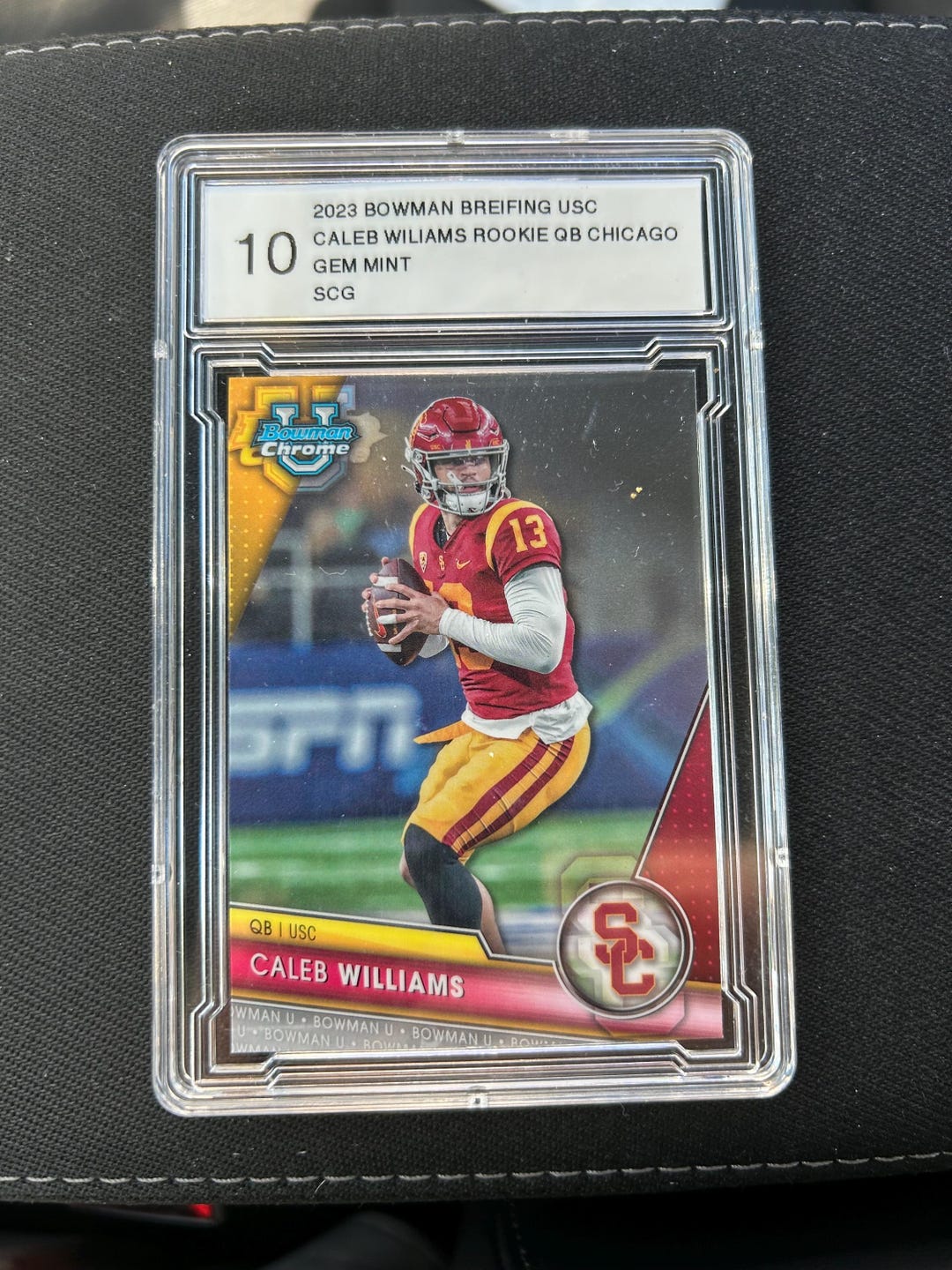 Caleb Williams 2023 Bowman Breifing USC SCG Gem Mint 10 Rookie Card - Etsy