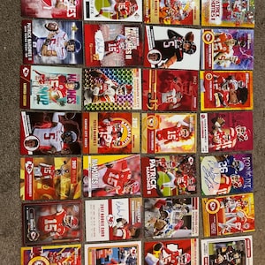 Patrick Mahomes 28 Todos Diferentes Cartão Personalizado lote novato Kansas City Chiefs
