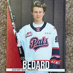 Connor Bedard 50 Karten 2020 Hot Shot Perspektiven Rookie